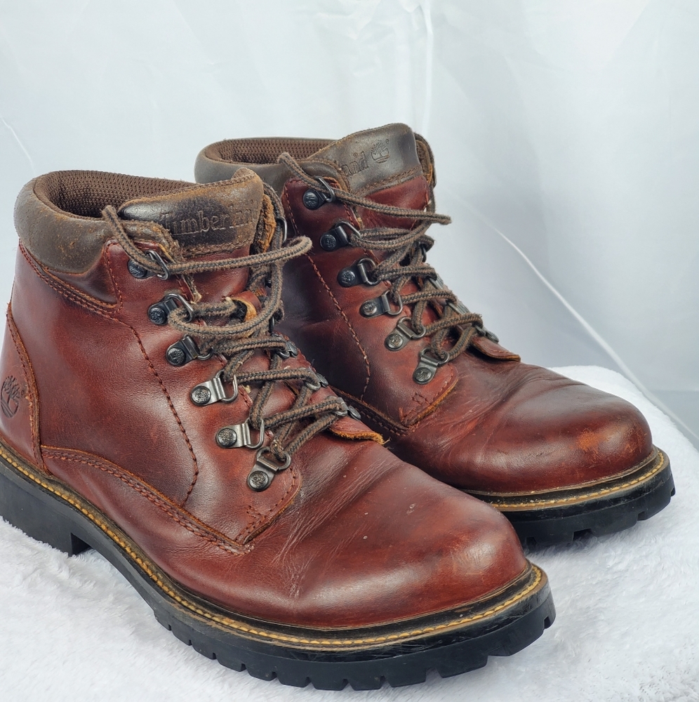 Timberland Leather Work Boots Sz 9.5